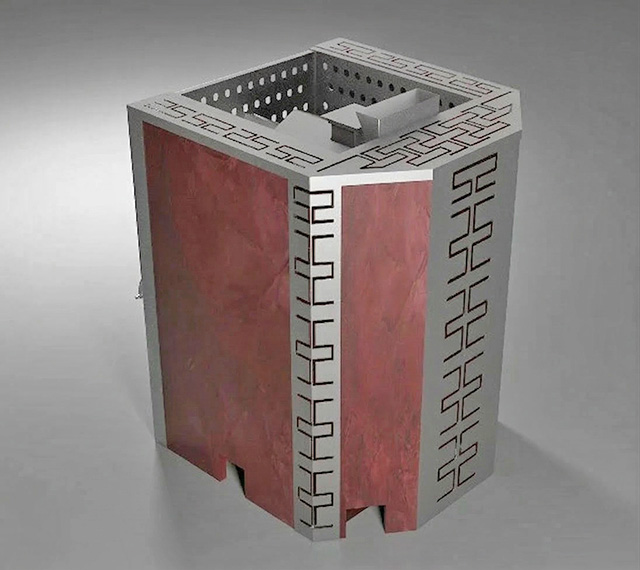 Кардия с элементами декортативного камня