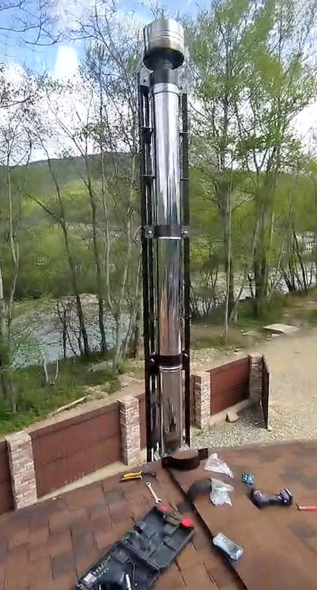 Фото дымоходной мачты